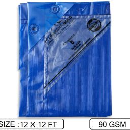 Ecoraksha Gold Premium Multilayer Eco-friendly 12 X 12 FT tarpaulin Sheet Tent - For Multipurpose Heavy Duty Waterproof Tadpatri 90 Gsm Plastic Cover Tharpai-image-56