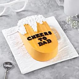 Cheers to Dad Chocolate Cake 1Kg-0