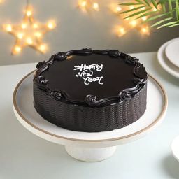 Happy New Year Rich Chocolate Cake-image-59