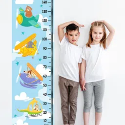 WENS Blue & Yellow Printed Animals Air Ride Height Chart Wall Decal-image-36