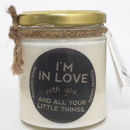 Pratha White & Transparent Pure Soy Wax Candle image 2