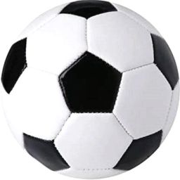 New Attractive Black and White FootBall for girls and boys (Pack of 1) Football - Size: 5-image-89