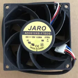 Enormity JARO AD0818XB-F7BDS Axial Fan 18V-0.90A DC Brushless Air Cooling Fan 8038mm 4Pin Cooler-24