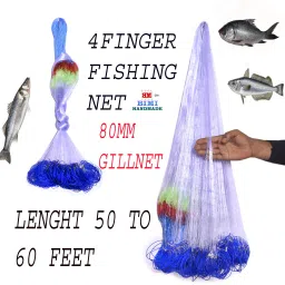 4 FINGER 80 MM GILLNET SHISHA JAL Aquarium Fish Net-image-30