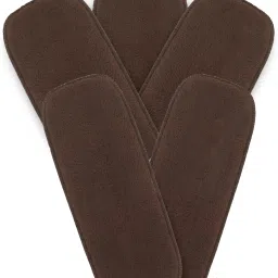 Pack of 5 Bamboo Charcoal Diaper Inserts Liner Pads (4 layers)-image-89