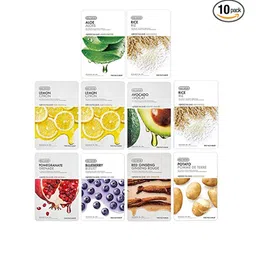The Face Shop Set Of 10 Real Nature Daily Glow Face Mask Sheets-21