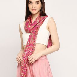 Cloth Haus India Women Floral Printed Scarf-18
