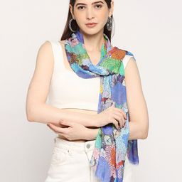 Cloth Haus India Women Floral Printed Scarf-13