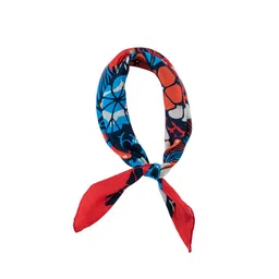 The Tie Hub Men Red & Blue Printed Scarf-image-68