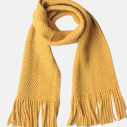 One Friday Boys Self Design Acrylic Scarf-5