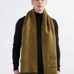 GANT Men Printed Tasselled Woollen Scarf-image-86