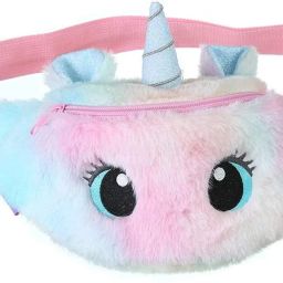 Zordik Stylish Unicorn Furr Waist Sling Bag Multicolour Sling Bag-image-9