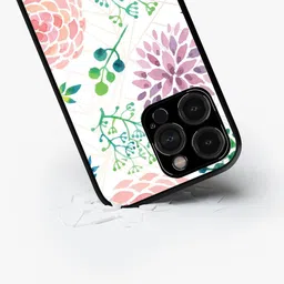 macmerise Floral Printed iPhone 15 Pro Max Back Case Mobile Accessories-26