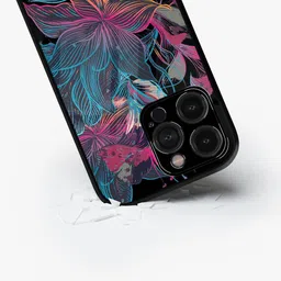 macmerise Floral Printed iPhone 15 Pro Max Back Case Mobile Accessories-49