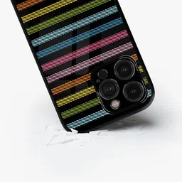 macmerise Geometric Printed iPhone 15 Pro Max Back Case Mobile Accessories-14