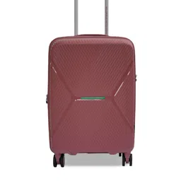 United Colors of Benetton Textured Medium Hard Case Trolley Bag-image-13