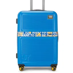 Urban Jungle Textured Hard Sided Medium Trolley Suitcase-image-68