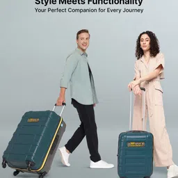 uppercase Set Of 3 Hard-Sided Medium, Large & Small Trolley Suitcase image 4
