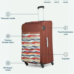 ZOUK Jaisalmer Dunes Avasa Trolley Bag (Medium) image 3