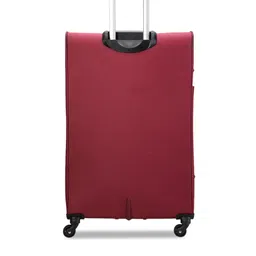 CARRIALL Set Of 2 Red Solid Soft-Sided Trolley Suitcases image 4