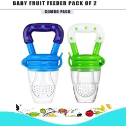Combo of fruit Nibbler, baby feeder pacifier | Perfect for babies soft Material - Silicone-84