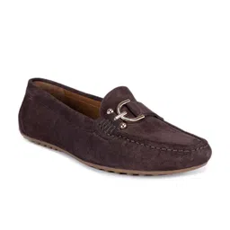 ROSSO BRUNELLO Women Embellished Comfort Insole Leather Basics Driving Shoes-image-52