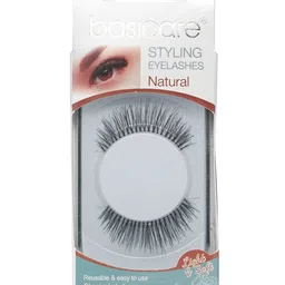 basicare Black Styling Eyelashes With Glue and Easy Applicator image 1