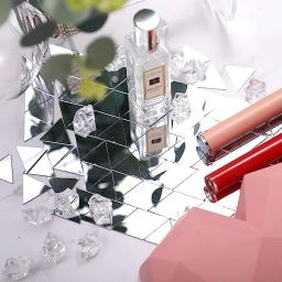 sadhusadhya 12 Shape Mirror kit Craft Work (Total-1200 Pcs 100 Pcs of Each) Free Glue Cone image 4