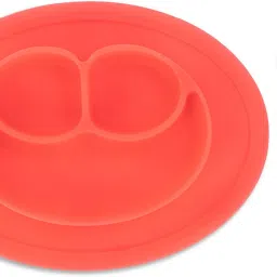 Divided Silicone Plates for Baby with 2 First Stage Training Spoons for Toddlers- Silicone-15