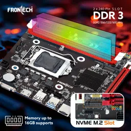 Frontech H81/1150 DDR3 LGA1150 Supports Intel 22nm, Fast Ethernet LGA 1150Socket ATX Intel H81 Express Chipset DDR3 Motherboard for Desktop image 5