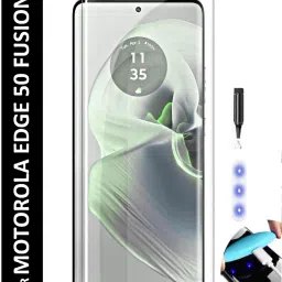 Doubledicestore Edge To Edge Tempered Glass for Motorola Edge 50 fusion, Advanced UV Screen Protector, moto edge 50 fusion 5g-13
