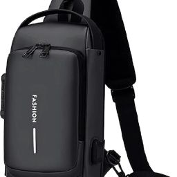 Black Men & Women Sling Bag Side Bag Stylish Crossbody Bag Premium Mobile Bag-image-20