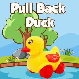 Duck Pullback Toy| Push & Go|Friction Powered Toy for Kids-image-17