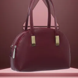 Women Maroon Hand-held Bag-image-77
