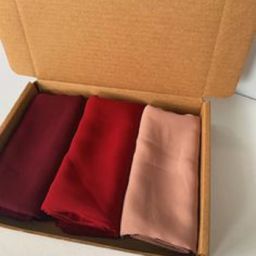 Solid Georgette Women Maroon, Beige, Red Scarf-image-92