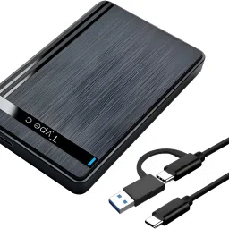 Techsync SATA To USB 3.1 2.5 inch HDD/SSD Enclosure: 2.5" SATA to USB Type-A/ Type-C, 2-in-1 HDD/SDD Enclosure-35