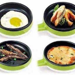 sell zone Multifunctional egg cooker/ streamer/ Boiler/ Frying pan with handle Egg Cooker (Multicolor, 6 Eggs) GIMultifunctional egg cooker streamer Boiler Frying pan with handle Egg Cooker image 4