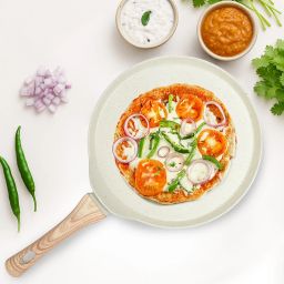 Belmont Ceramic Dosa Pan Non Stick, Dosa Tawa 28 cm diameter-image-43