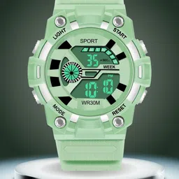 ON TIME OCTUS Kids Printed Dial Digital Watch DIGI-032 GREEN-image-43