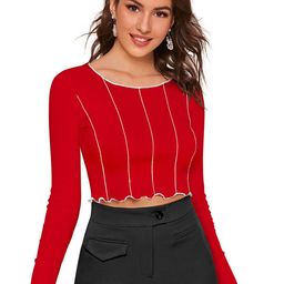 S.K.C Women Fitted Solid Top-image-96