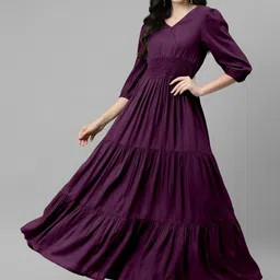 Raiyani Enterprise Women Solid Daily Anarkali Kurta-picture-24