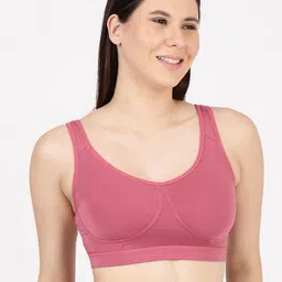BLOSSOM Full Coverage Slip on Non Wired Removable Lightly Padded Bra image 5