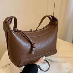 DressBerry PU Structured Shoulder Bag-image-87