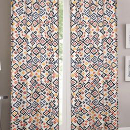Dekor World Multicoloured Set of 2 Window Curtain image 2