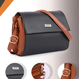 ADISA PU Structured Sling Bag image 2