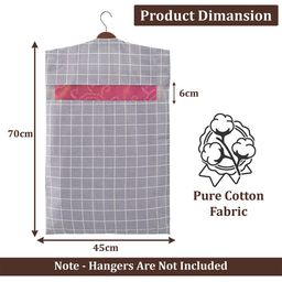 Kuber Industries Grey 12 Pieces Cotton Regular Multi Utility Organisers image 2