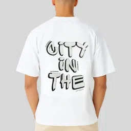 SUN 'N' SUMMER Men Typography Printed Round Neck Oversized T-shirt-picture-27
