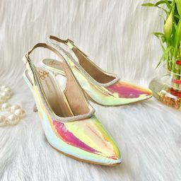 Insolito22 Striped Kitten Mules with Buckles-15