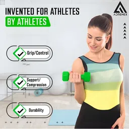 ADRENEX Set Of 2 Fixed Weight Dumbbell -3 Kg Each image 5