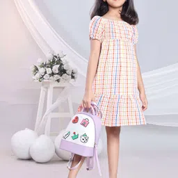 BAESD Print Fit & Flare Dress-image-95